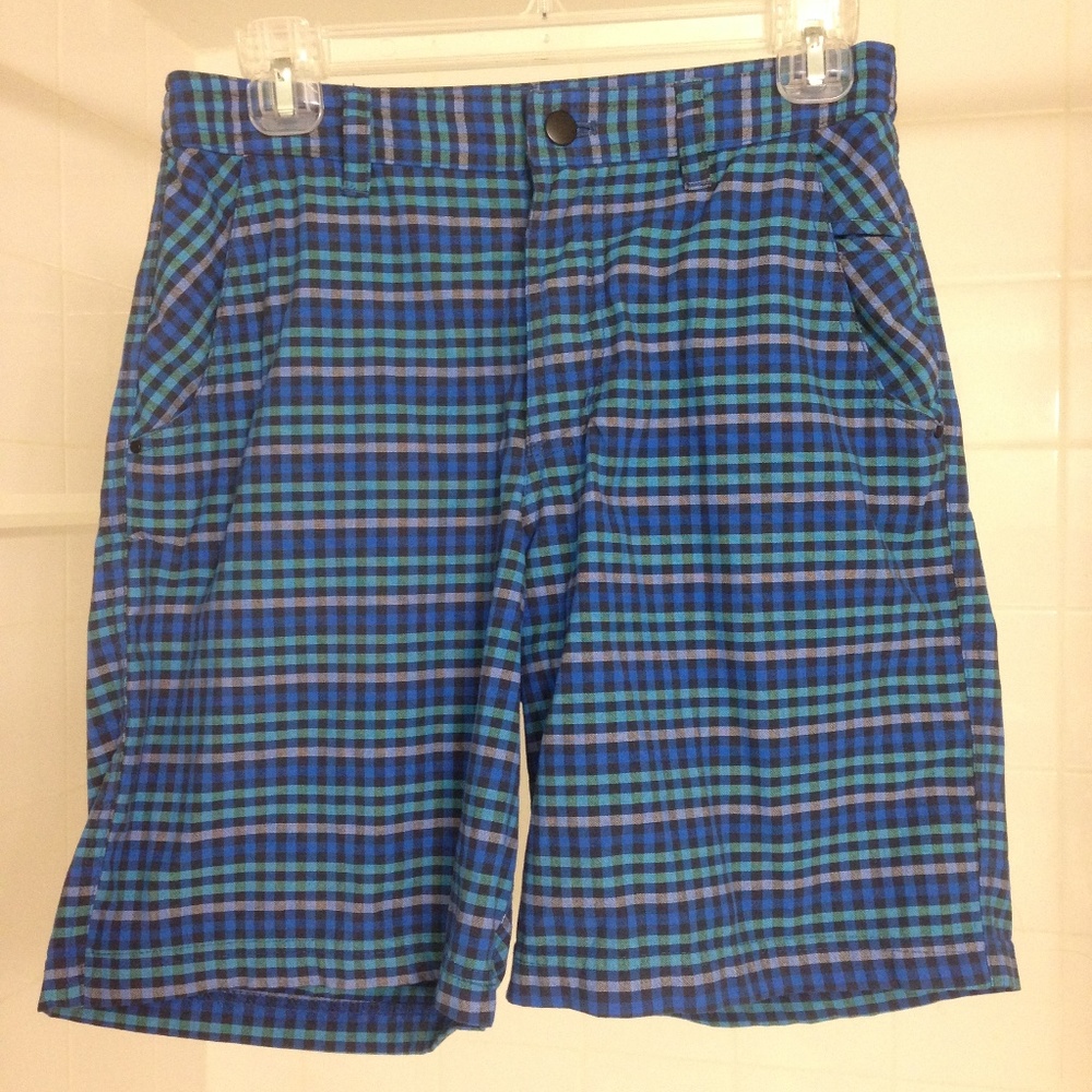 Lululemon Checkered Blue Shorts in 28 (Tagged 30)